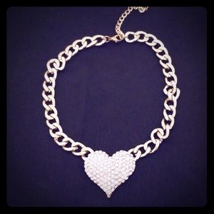 Gold and Diamond (CZ) Necklace